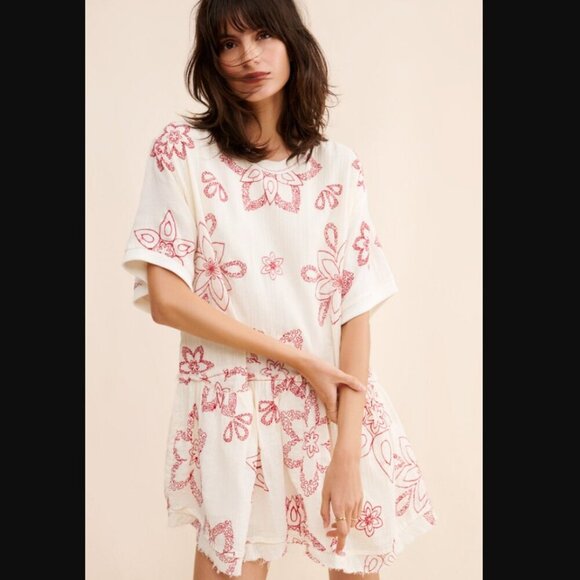 Free People Picking Petals Mini Dress - Picture 2 of 9